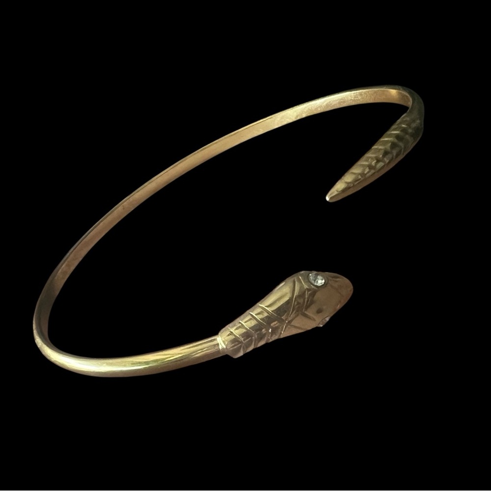 💖 Signed Pierre Cardin Vintage Snake Arm Cuff 💖
